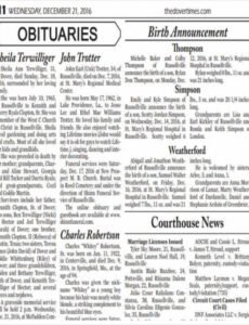 Costum Newspaper Obituary Template Excel Sample