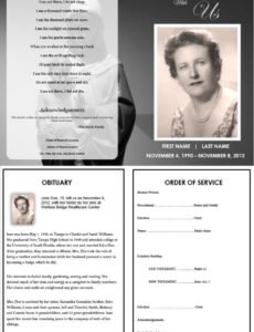 Professional Dallas Cowboys Obituary Template Doc