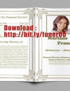 Professional Spanish Obituary Template Excel Example