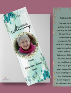 Best Dignity Memorial Obituary Template Excel Sample