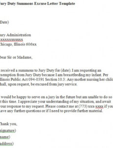 Best Physician Medical Excuse For Jury Duty Template Word