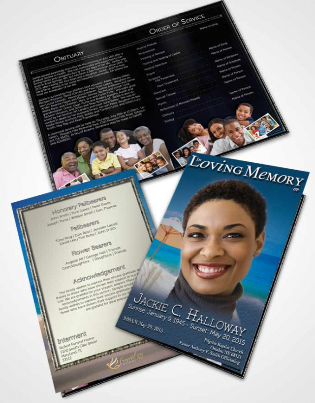 Editable Best Obituary Template Doc