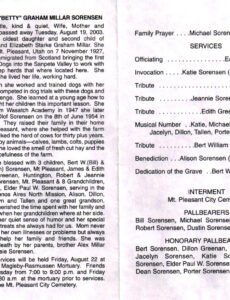 Printable Graveside Service Obituary Template Doc Sample