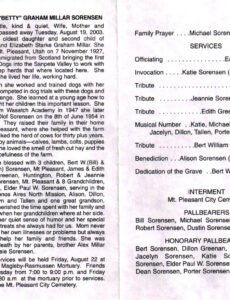 Graveside Service Obituary Template