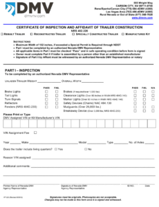 Best Trailer Inspection Form Template Excel Example
