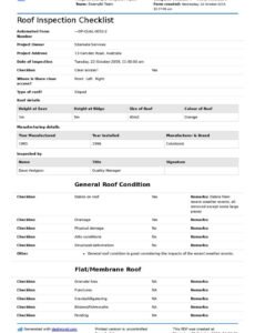 Commercial Property Inspection Template Pdf Sample