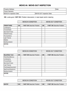 Editable Routine Inspection Letter To Tenant Template Excel Sample
