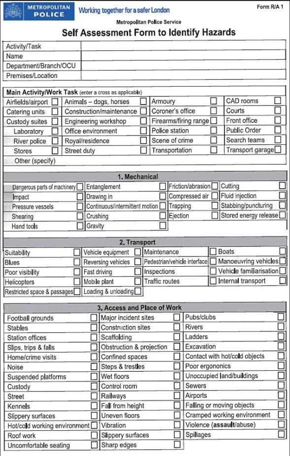 Police Vehicle Inspection Form Template Pdf