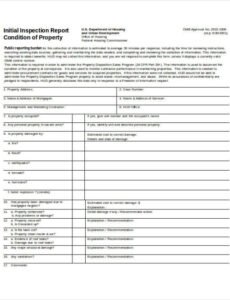 Professional Commercial Property Inspection Template Doc