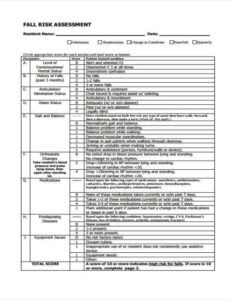 Professional Fall Protection Inspection Form Template Pdf Sample