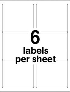 Costum Avery General Use Labels Template Doc Example