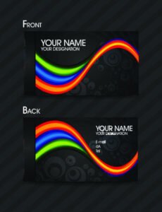 Costum General Dynamics Business Card Template Excel Sample