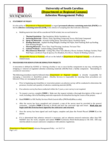 Costum General Waste Management Program Template Doc Example