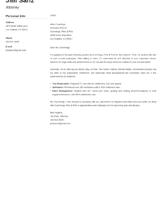 Editable Letter To Attorney General Template