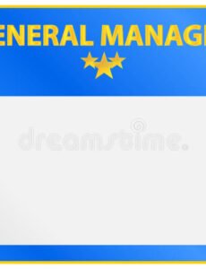 Editable New General Manager Announcement Template Word