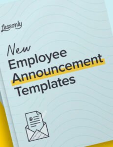 Free New General Manager Announcement Template Excel Sample