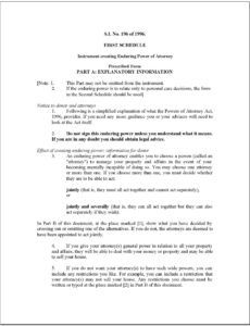 Free Power Of Attorney General Template  Sample