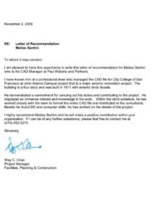 Professional Letter Of Recommendation General Template Pdf Sample