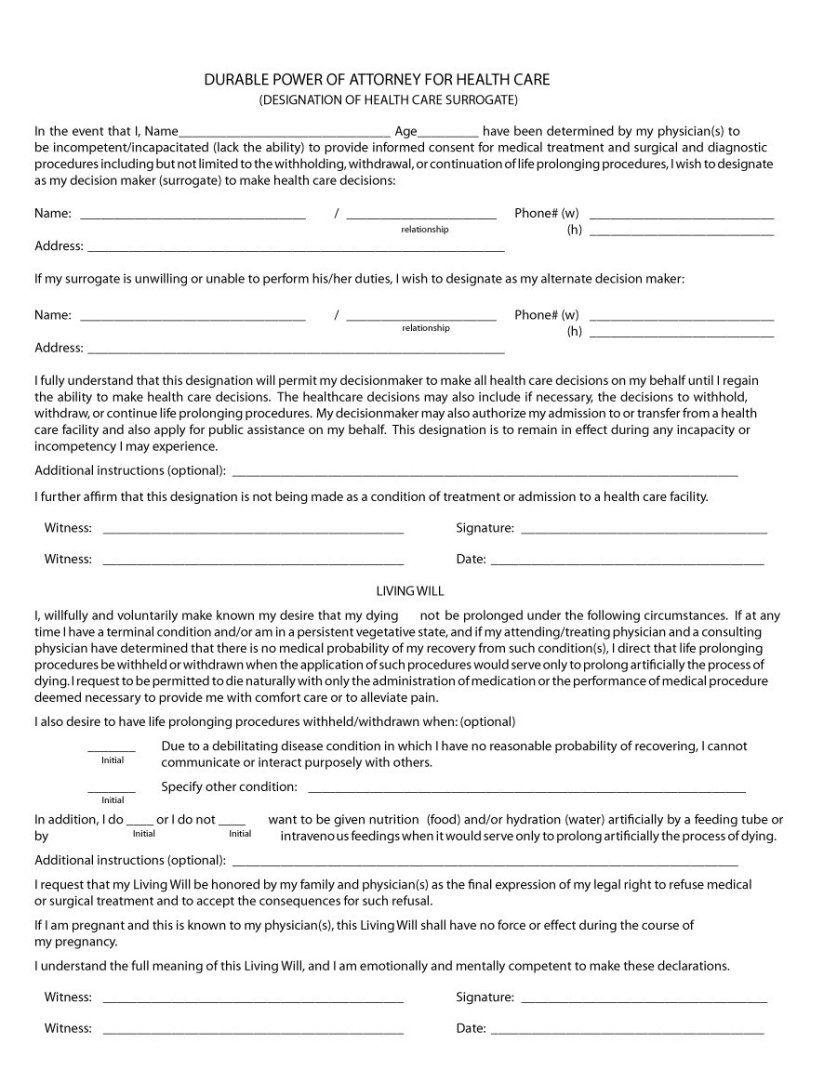 Professional General Power Of Attorney Template  Example