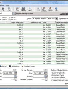 Costum General Ledger Account Reconciliation Template Excel Example