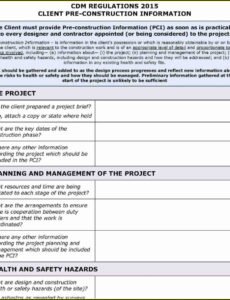 Printable General Safety Plan Template Doc Sample