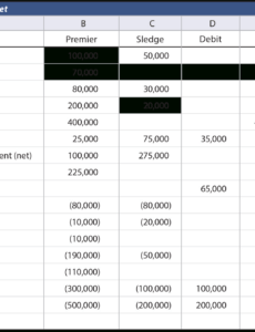 Consolidated Balance Sheet Template Excel Sample