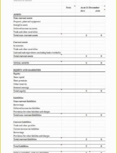 Best Household Balance Sheet Template Doc Example