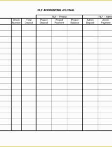 Best Ledger Balance Sheet Template Excel