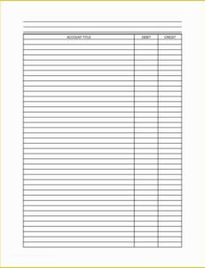 Best Ledger Balance Sheet Template Word Example