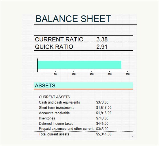 Costum Opening Day Balance Sheet Template  Sample