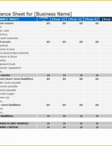 Free Law Firm Balance Sheet Template Excel Sample