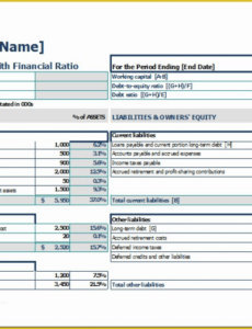 Professional Monthly Personal Balance Sheet Template Pdf Example