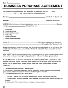 Best Transfer Of Business Ownership Contract Template Excel Example