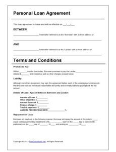 Costum Borrowing Money From A Friend Contract Template Doc Sample