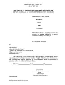 Editable Breach Of Contract Settlement Agreement Template Doc Example