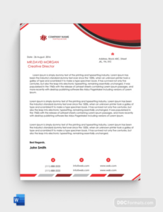 Editable Funeral Home Letterhead Template Pdf Sample