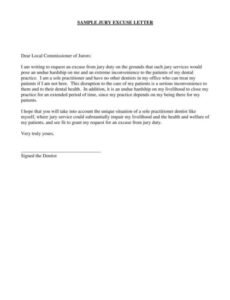 Printable Funeral Home Work Excuse Template Pdf Example