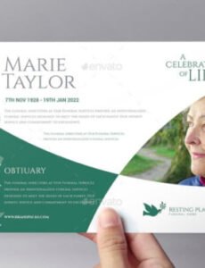Professional Flyer For Funeral Template Excel Example