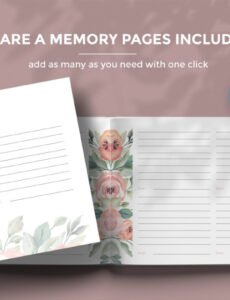 Professional Funeral Guest Book Template  Sample