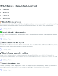 Best Failure Mode And Effects Analysis Template