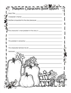 Book Report Template For 1St Graders Doc Sample