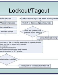 Costum Lock Out Tag Out Procedure Template  Example