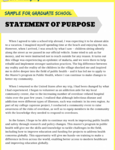 Costum Personal Statement For Graduate School Template Doc