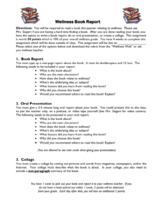 Editable Book Report For 4Th Graders Template Excel Example