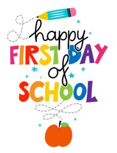 First Day Of School Sign Template Word Sample