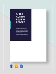 Free Cyber Security After Action Report Template Excel Sample