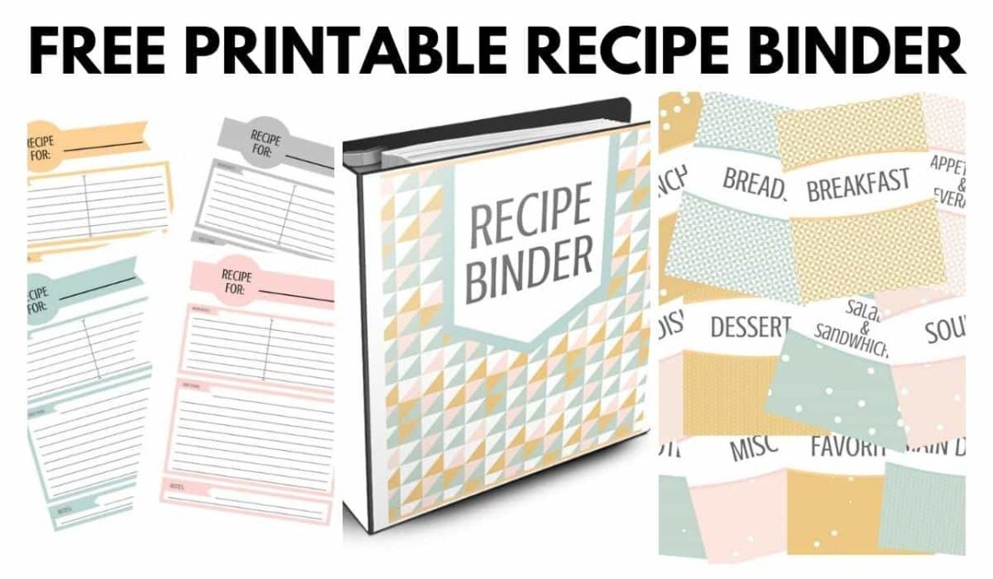 Free Make Your Own Recipe Book Template Word