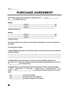 Free Real Estate Installment Sales Contract Template  Sample