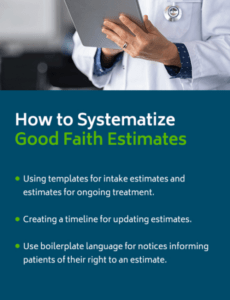 Good Faith Estimate Template For Therapists Doc Sample