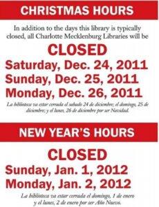 Printable Office Closed For Holiday Message Template Word